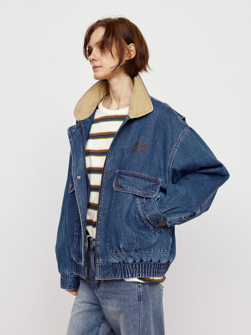 Barn Style Retro Denim Jacket