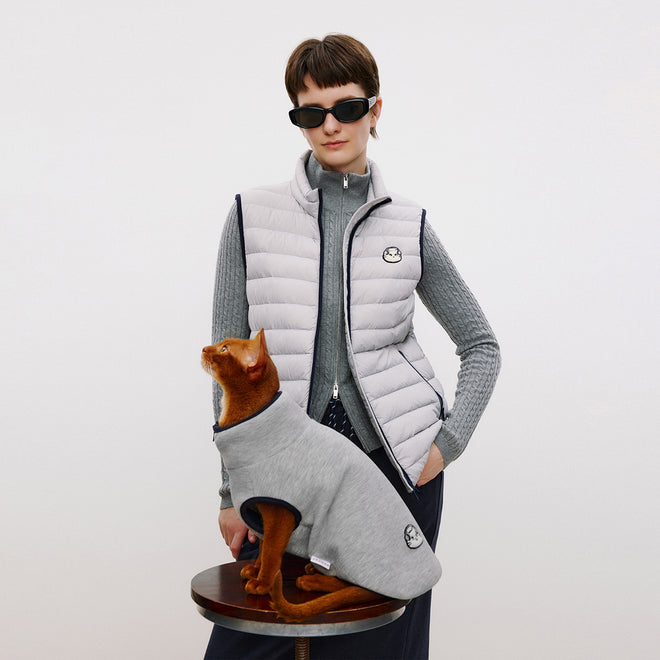 Cat Trim Down Vest