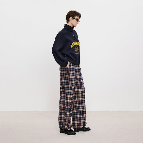 Slogan Navy Sweatshirt
