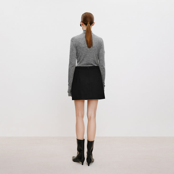 Fuzzy Mist Turtleneck Sweater