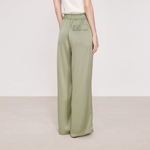 Lime Relaxed Acetate Pants