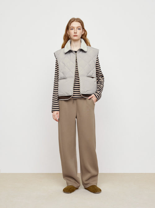 Oat Latte Down Tank Top