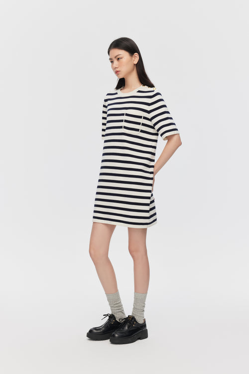 French Striped Dress