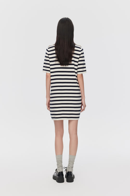 French Striped Dress