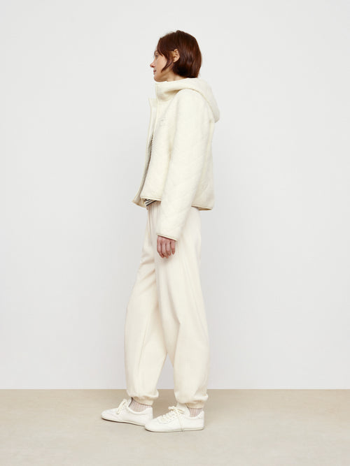 Cream Waffle Jacket