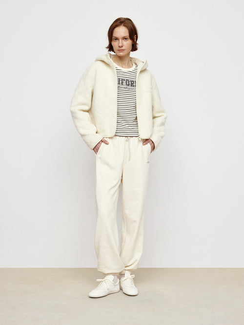 Cream Waffle Jacket