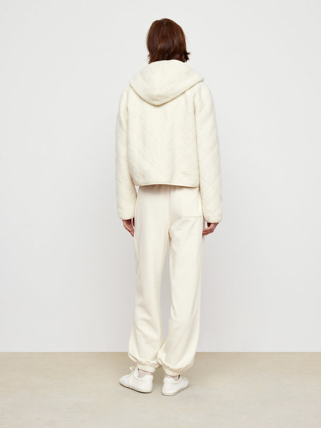 Cream Waffle Jacket