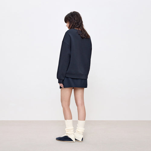 Bow Beaded Sweatshirt