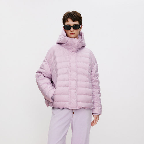 Soft Pink-Purple Down Jacket