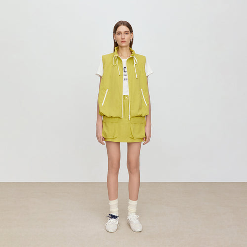 Mango Yellow Utility Skirt