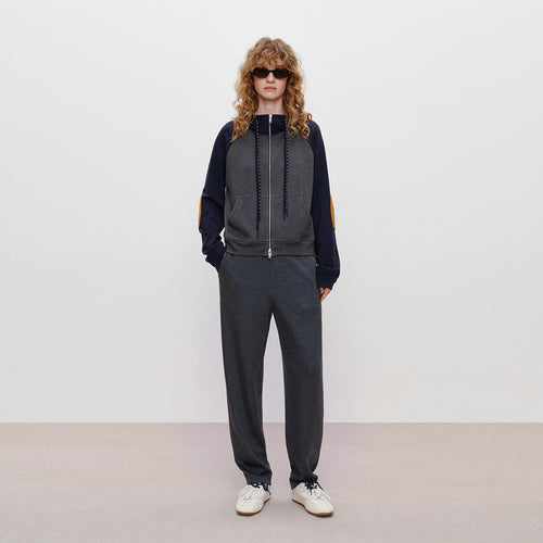 Color-Block Tapered Pants