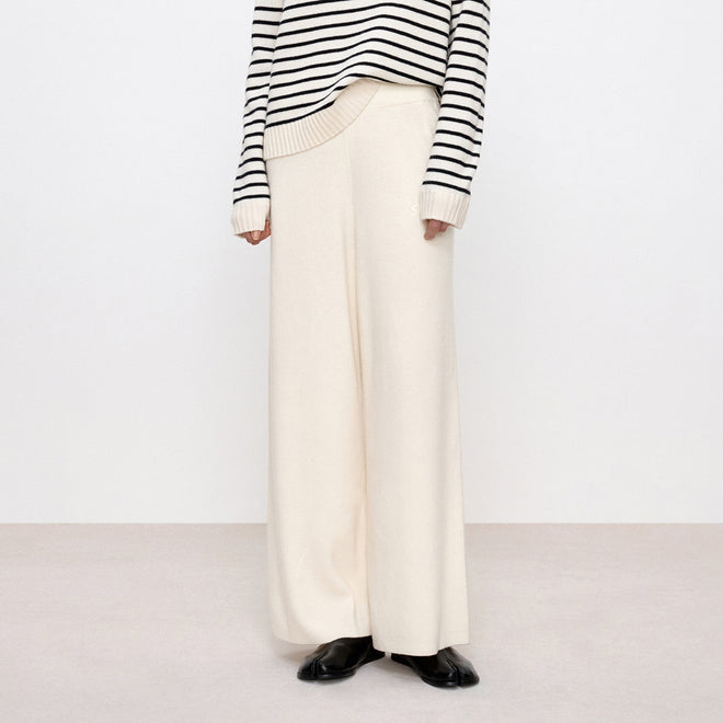 Coconut Milk Knit Pants