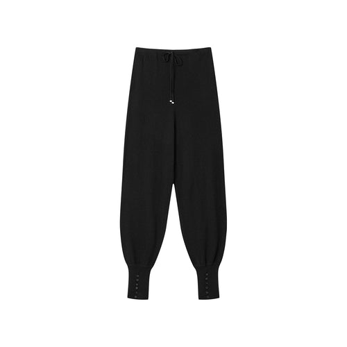 Cinched-Hem Lantern Pants