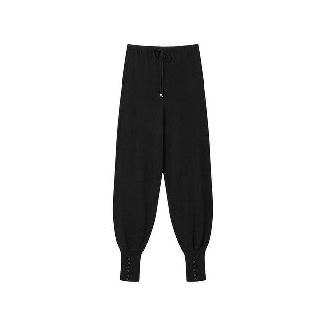 Cinched-Hem Lantern Pants