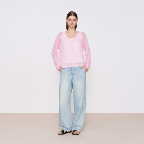 Pink Mist Cardigan