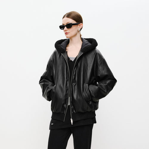 Cat Ear Hooded Puffer Jacket