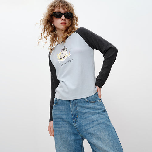 U.dengdeng Vacation Color-Block Tee