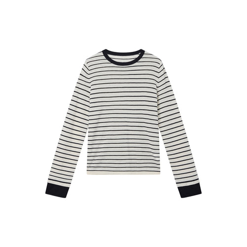 Black & White Fine Stripe Sweater