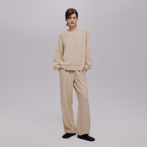 Casual Wide Leg Sweatpants