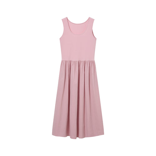 Ballet Knit & Woven Stripe Dress