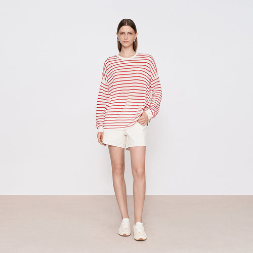 Cityscape White Denim Shorts