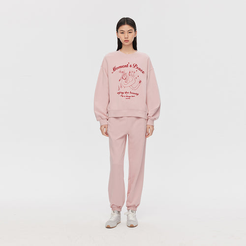 Smoke Pink Rose Sweatpants