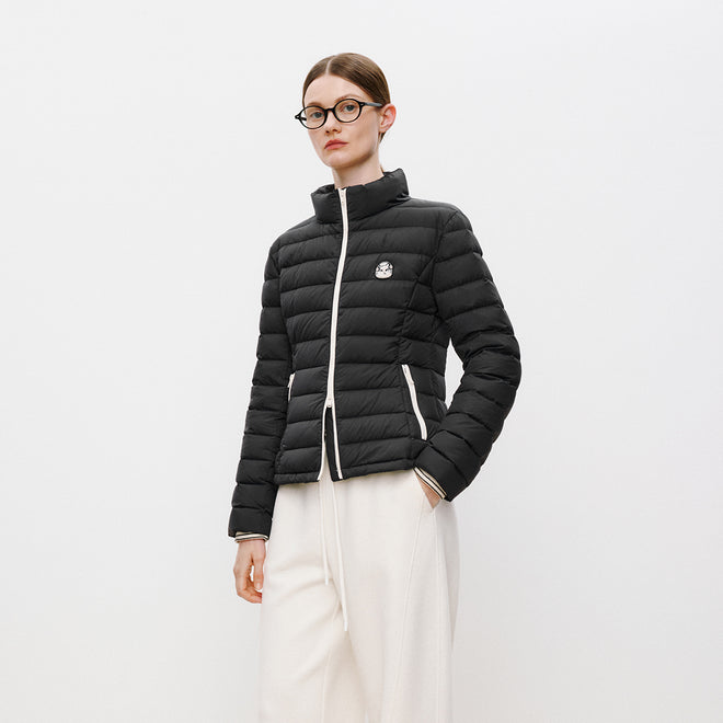 Cat Fitted Down Jacket