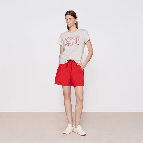 Sun-Dried Tomato Red Shorts