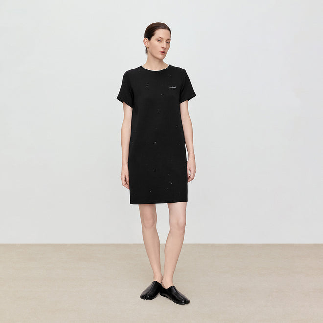 Starlight Collar Little Black Dress