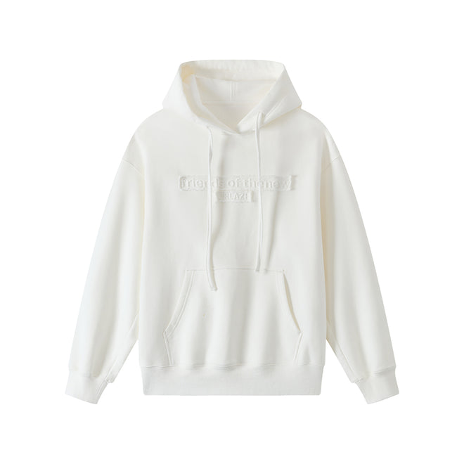 Chuxue White Hooded Sweatshirt