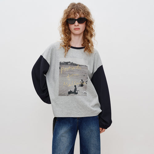 Vacation Cranberry Sweatshirt