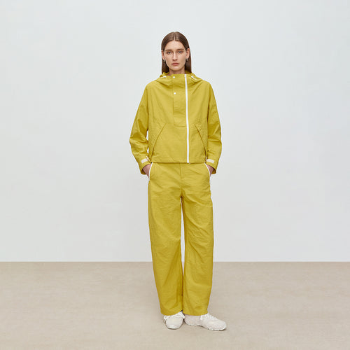 Mango Yellow Relaxed Pants