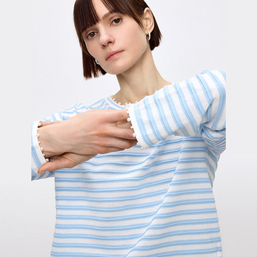 Sea Salt Stripe Cover-Up