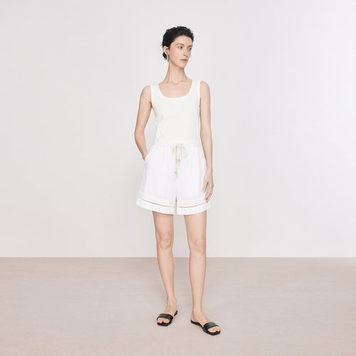 Linen Blend Shorts