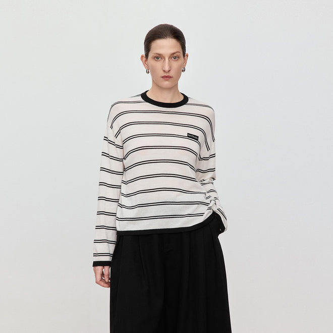 Striped Knitted Sweater