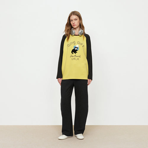 Double Sided Velvet Banana Pants