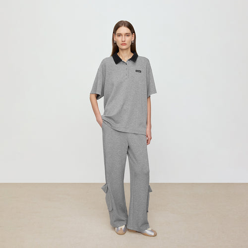 Lava Grey Polo Top Shirt