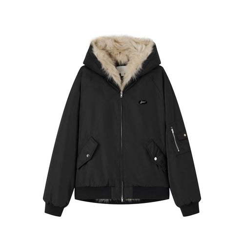 Twilight Rhythm Hair Collar Flight Jacket