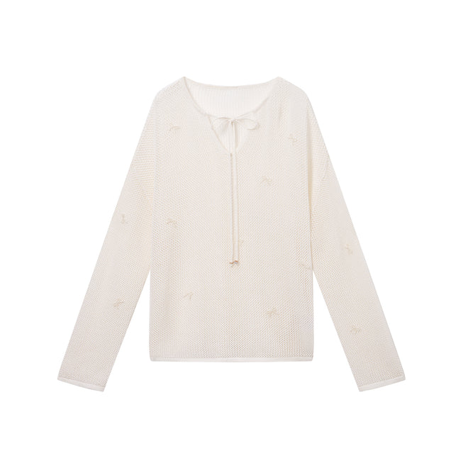 Ballet Openwork Pullover