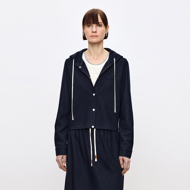 Blueberry Tea Hooded Jacket