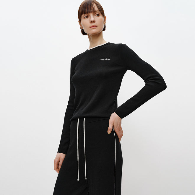 Dark Chocolate Mousse Sweater