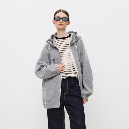 Boucle Wool Coat