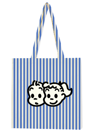 Striped environmental bags