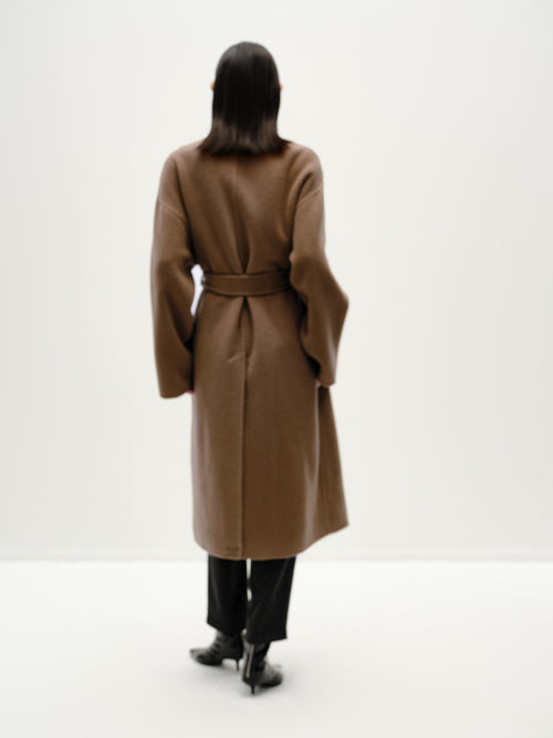 Raw Cocoa Long Coat