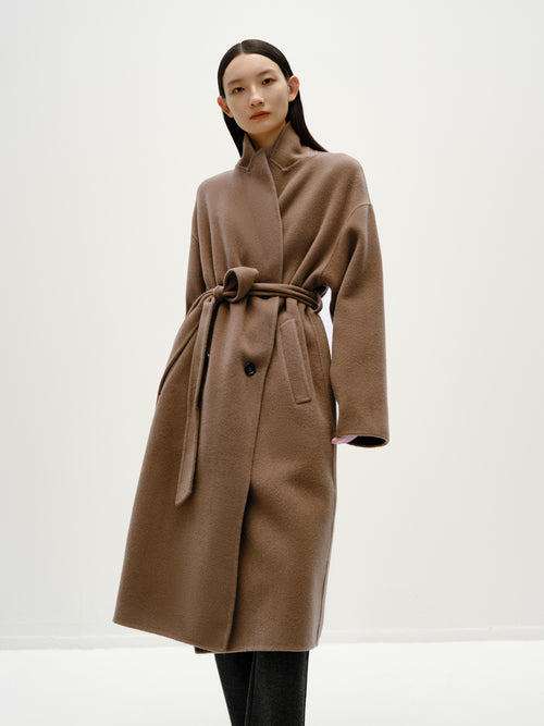 Raw Cocoa Long Coat