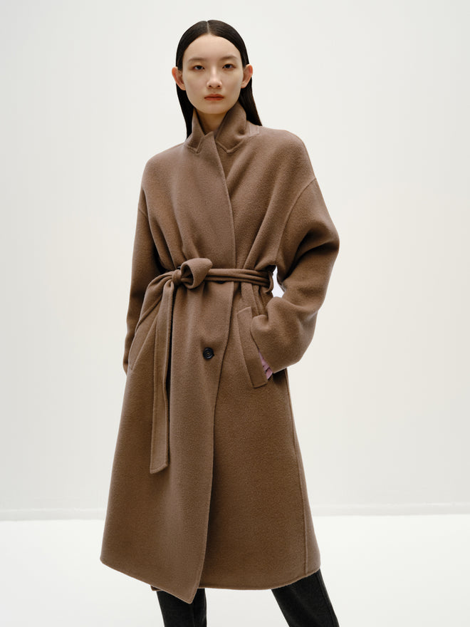 Raw Cocoa Long Coat