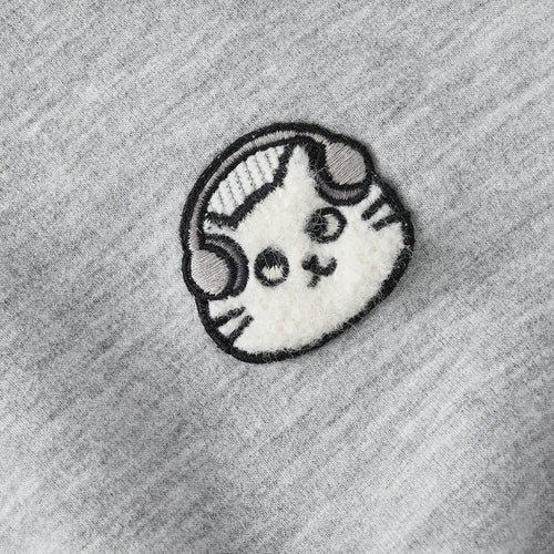 Cat Fleece Zip-Up Hoodie