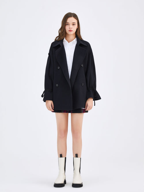 Urlazh New York Plaid Double-Face Hooded Coat