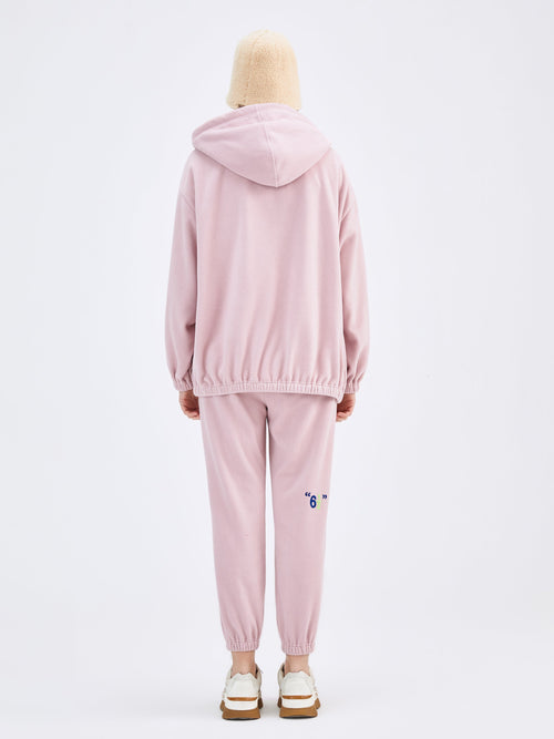 Millennial Pink Fleece Sweatpants - Urlazh New York