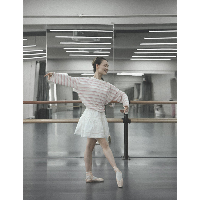 Ballet Stripe Pullover